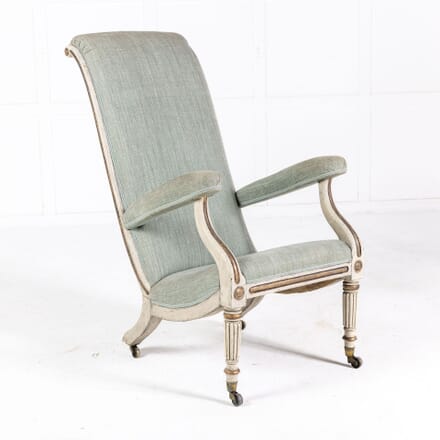19th Century English Painted Easy Armchair CH0632912