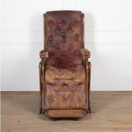 19th Century English Reclining Library Chair CH6927853