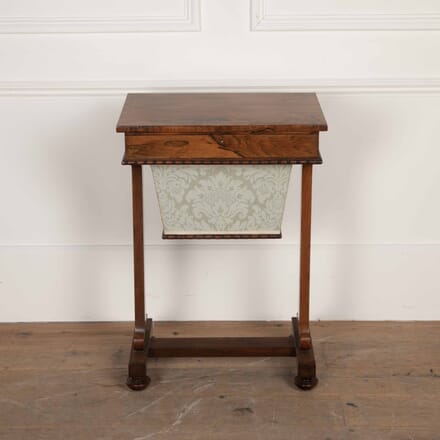 19th Century English Rosewood Sewing Table TC8526949