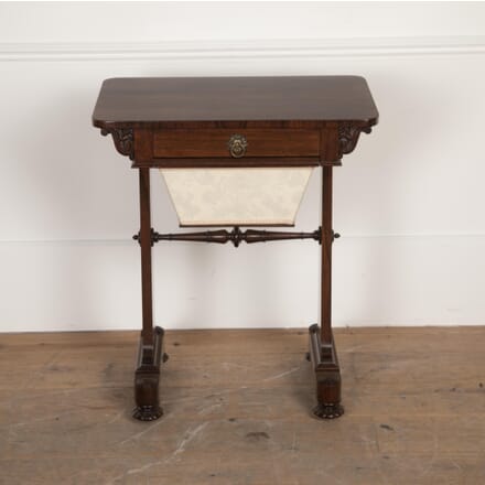 19th Century English Rosewood Work Table TC8526948