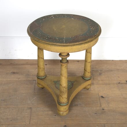 19th Century English Yellow Painted Table CT4720396