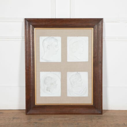19th Century Four Framed Classical Heads WD3633825
