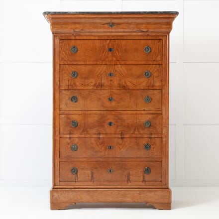 19th Century French Ash Semainier with Secrétaire Drawer CC0622513