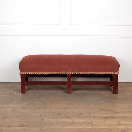 19th Century French Bench With Velvet Covered Legs CH8027064