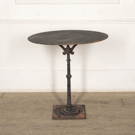 19th Century French Black Cast Iron Table GA4428195