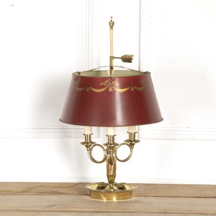 19th Century French Bouilotte Tole Table Lamp LL9619140
