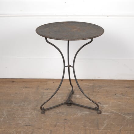 19th Century French Cast Iron Bistro Table GA8528333