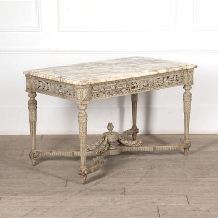 19th Century French Centre Table with Original Marble Top TC0125916