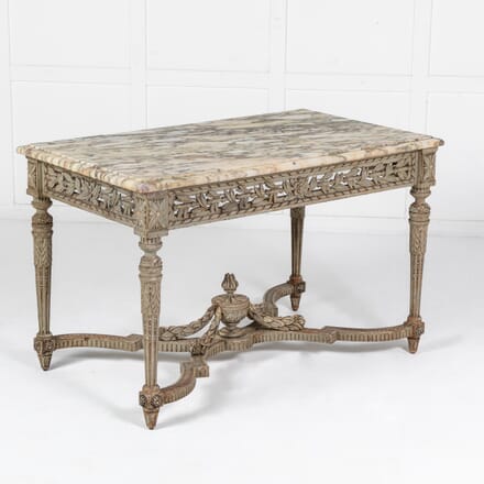 19th Century French Console Table with Marble Top CO0624242