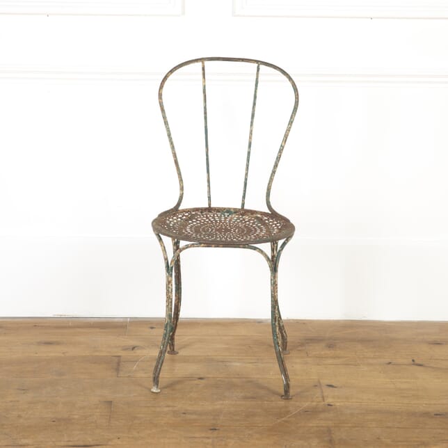 French 19th Century Iron Garden Chair GA9016811