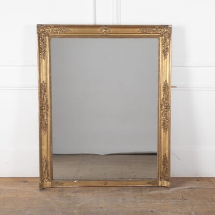 19th Century French Gilded Overmantle Mirror MI8530658
