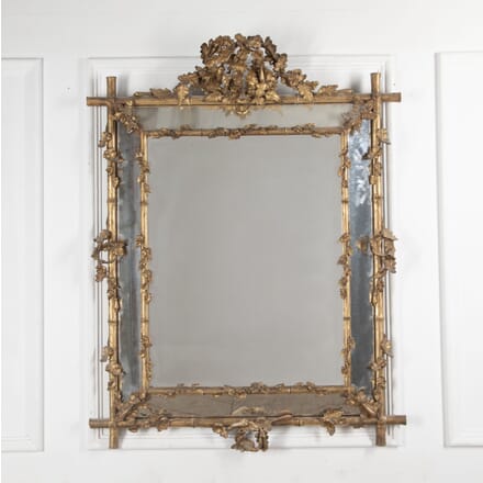 19th Century French Giltwood Cushion Mirror MI2826959