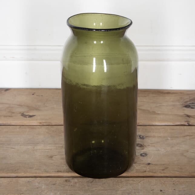 19th Century French Green Glass Pickling Jar DA4428206