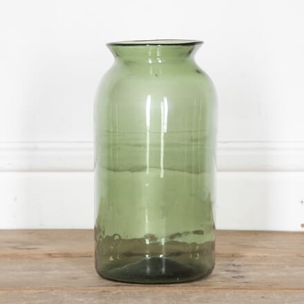 19th Century French Green Glass Pickling Jar DA4428204