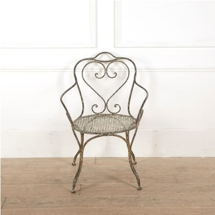 19th Century French Iron Arm Chair CH4410859
