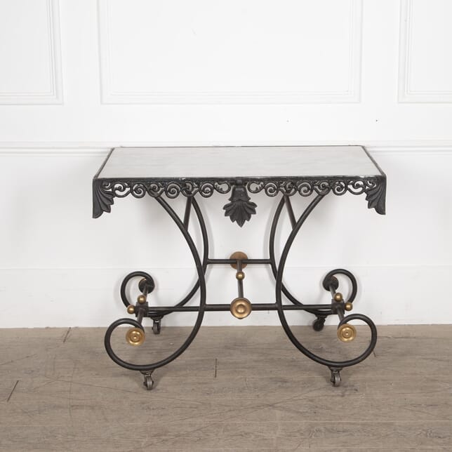 19th Century French Marble Top Patisserie Table TC2330479