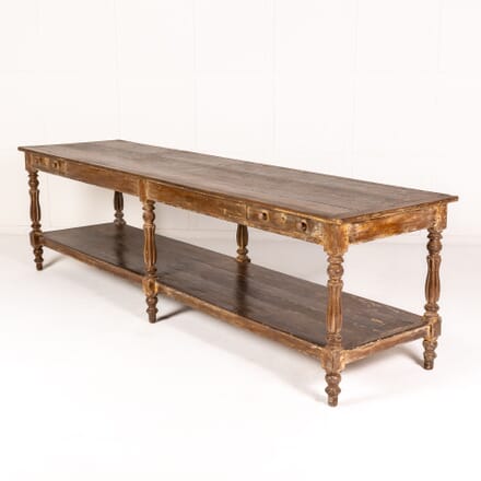 19th Century French Oak Drapers Table TS0627090