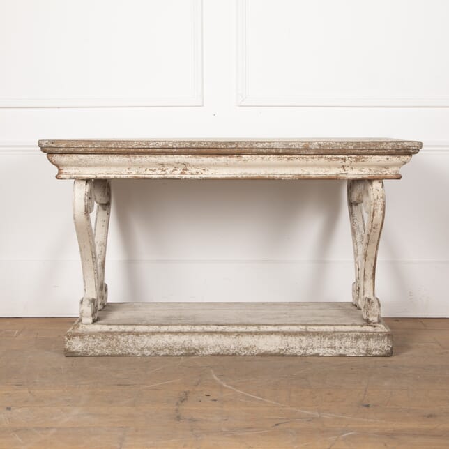 19th Century French Oak Drapers Console Table CO3228124