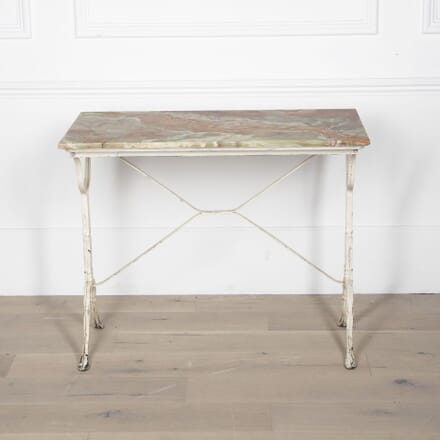 19th Century French Onyx Topped Bistro Table CO2832002