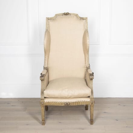 19th Century French Reclining Wing Chair CH4132044