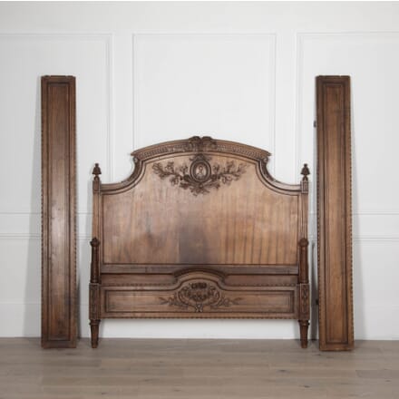 19th Century French Walnut Bed BD5232658