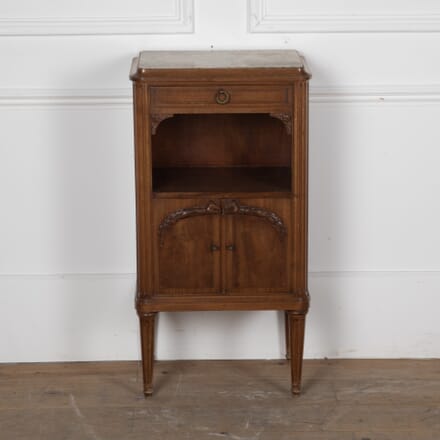 19th Century French Walnut Bedside Cabinet DA8028064