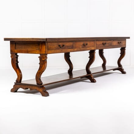19th Century French Walnut Drapers Table TS0634003