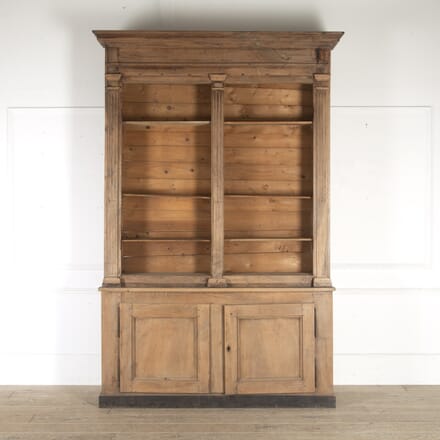 19th Century French Walnut Open Bookcase BK1113158