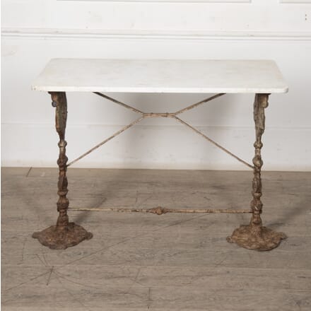 19th Century French Winged Dragon Iron Bistro Table CO1527636