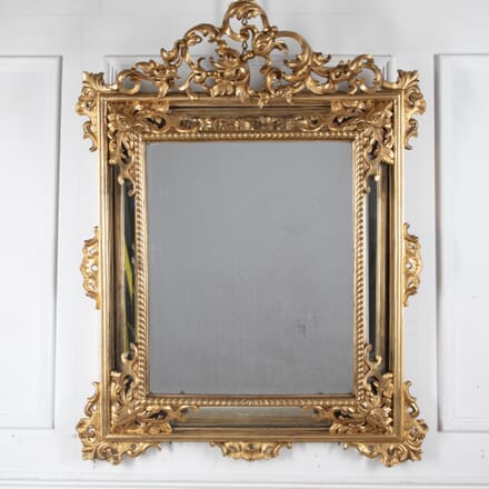 19th Century Giltwood Cushion Mirror MI4028656