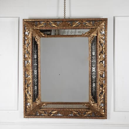 19th Century Giltwood Cushion Mirror MI4028658