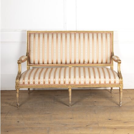 19th Century Giltwood Settee CH0323759