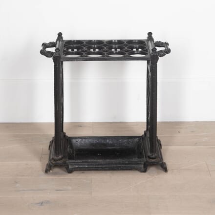 19th Century Gothic Revival Cast Iron Stick Stand OF7832738