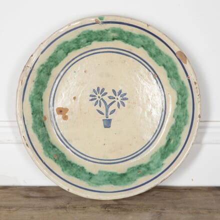 19th Century Italian Majolica Fangotto Plate DA2824513