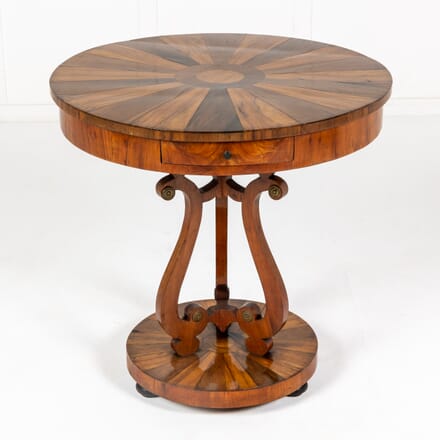 19th Century Italian Olive and Walnut Occasional Table TC0627977