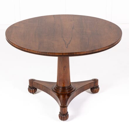 19th Century Late Regency Rosewood Tilt Top Table TC0632903