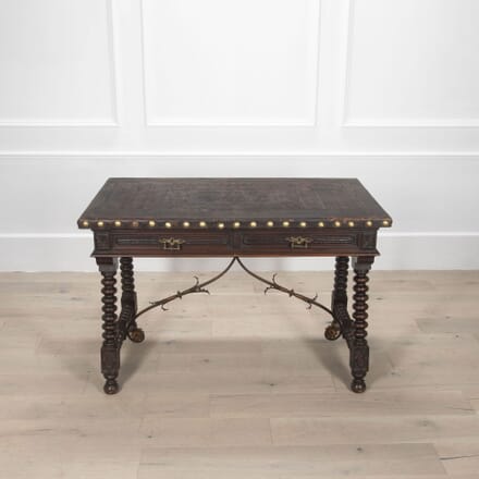 19th Century Leather Embossed Desk DB4033465