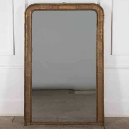 19th Century Louis Philippe Gilt Overmantle Mirror MI2825457