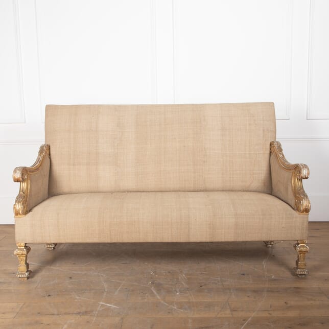 19th Century Louis XIV Style Giltwood Sofa SB9029093