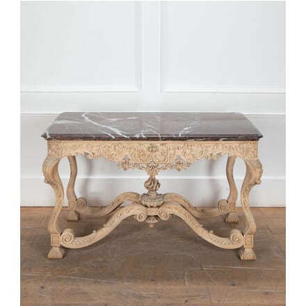 19th Century Louis XIV Style Marble Top Table TC2334362
