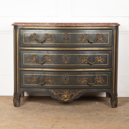 19th Century Louis XIV Style Marble Top Commode CC2328468