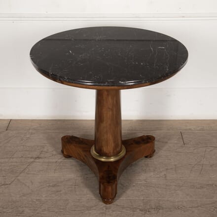 19th Century Mahogany Marble Top Table CO8426893