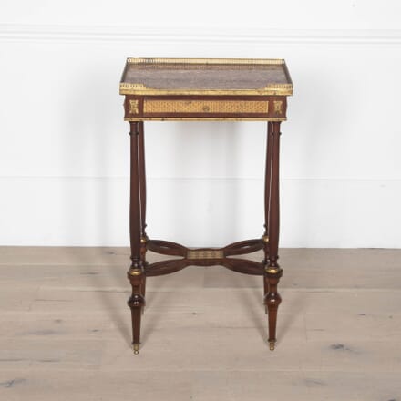 19th Century Mahogany Side Table in the Manner of Weisweiler CO1532452