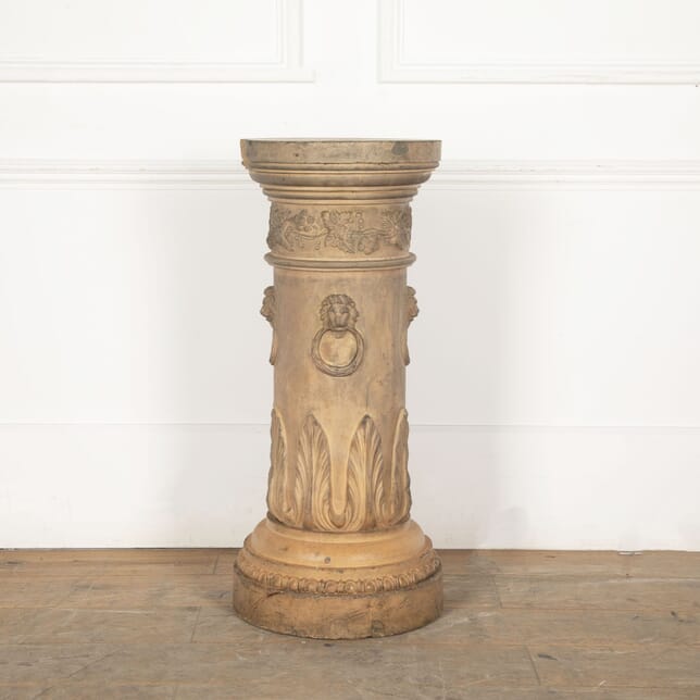 19th Century Neoclassical Terracotta Pedestal GA0333344