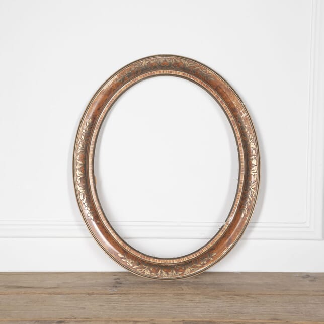 19th Century Oval Frame with Gilded Decoration WD7231605