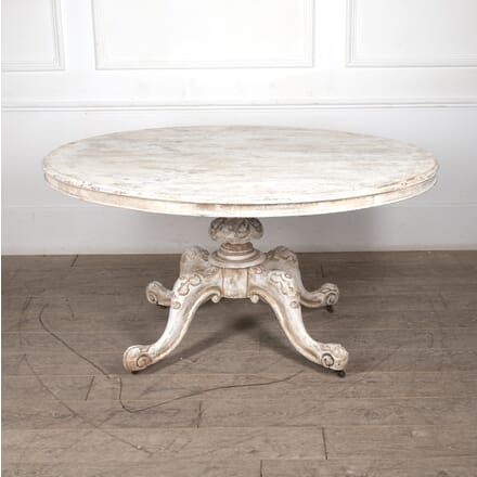 19th Century Painted Oval Centre Table TD8425999