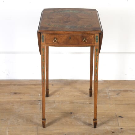 19th Century Painted Satinwood Pembroke Table TC8013761