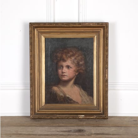19th Century Portrait Painting Of A Young Boy WD3222299