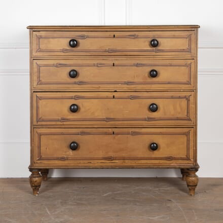 19th Century Regency Faux Bamboo Chest CB2726699