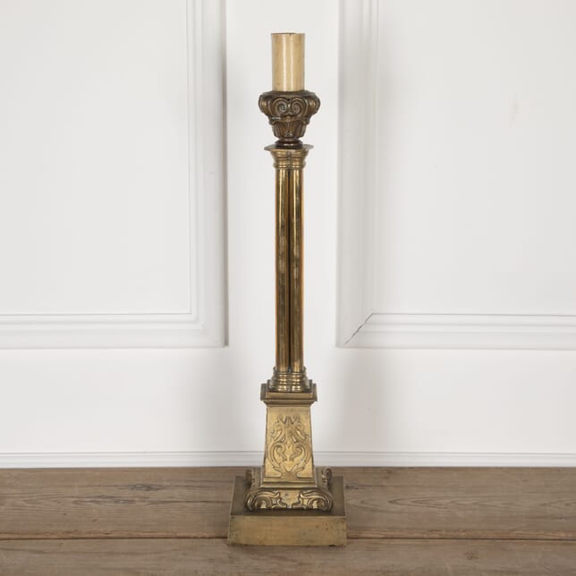 19th Century Regency Gilt Brass Lamp LL2726705